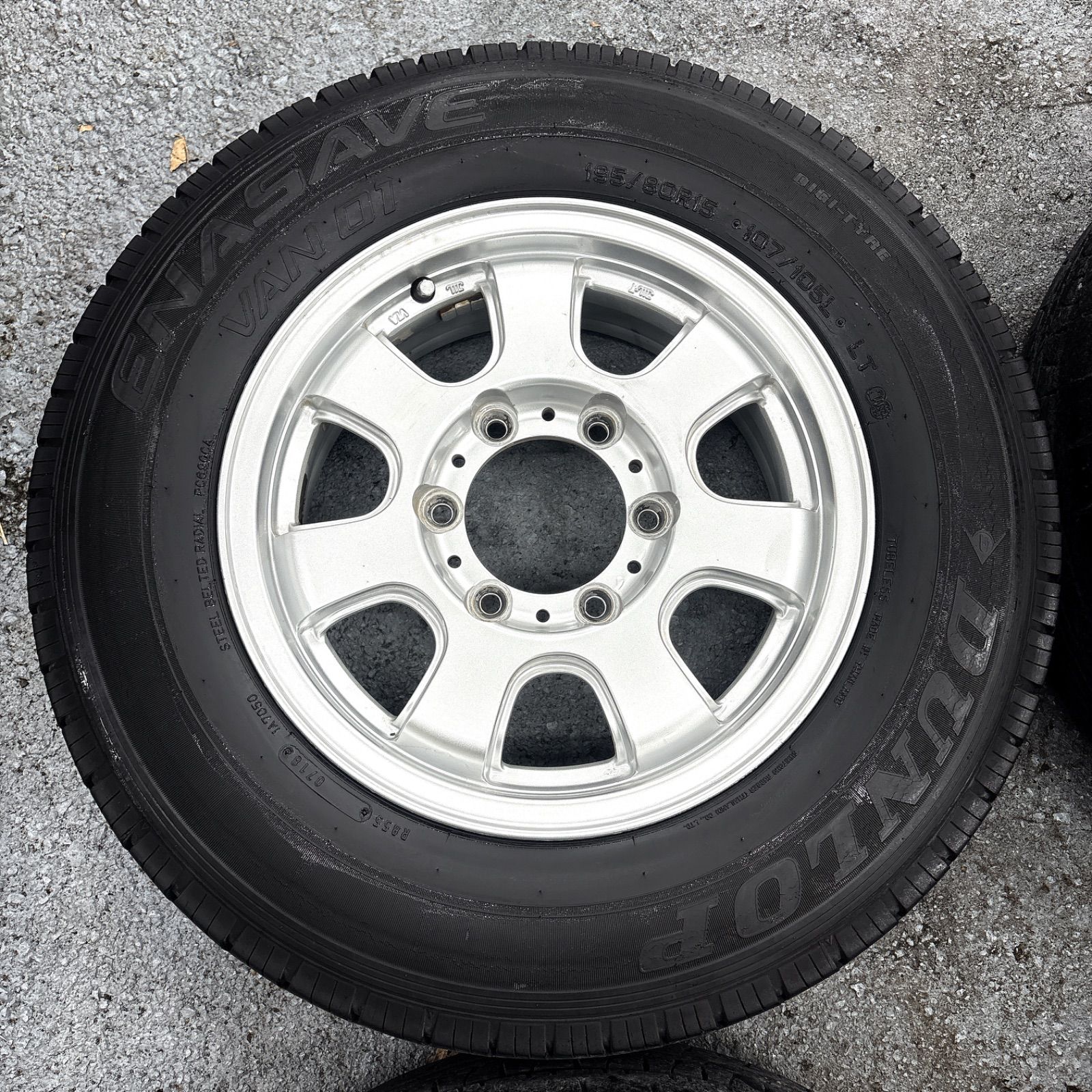  195 80 r 15 ホイールタイヤセット 15インチ 6Ｊ 15インチ タイヤ ホイールセット