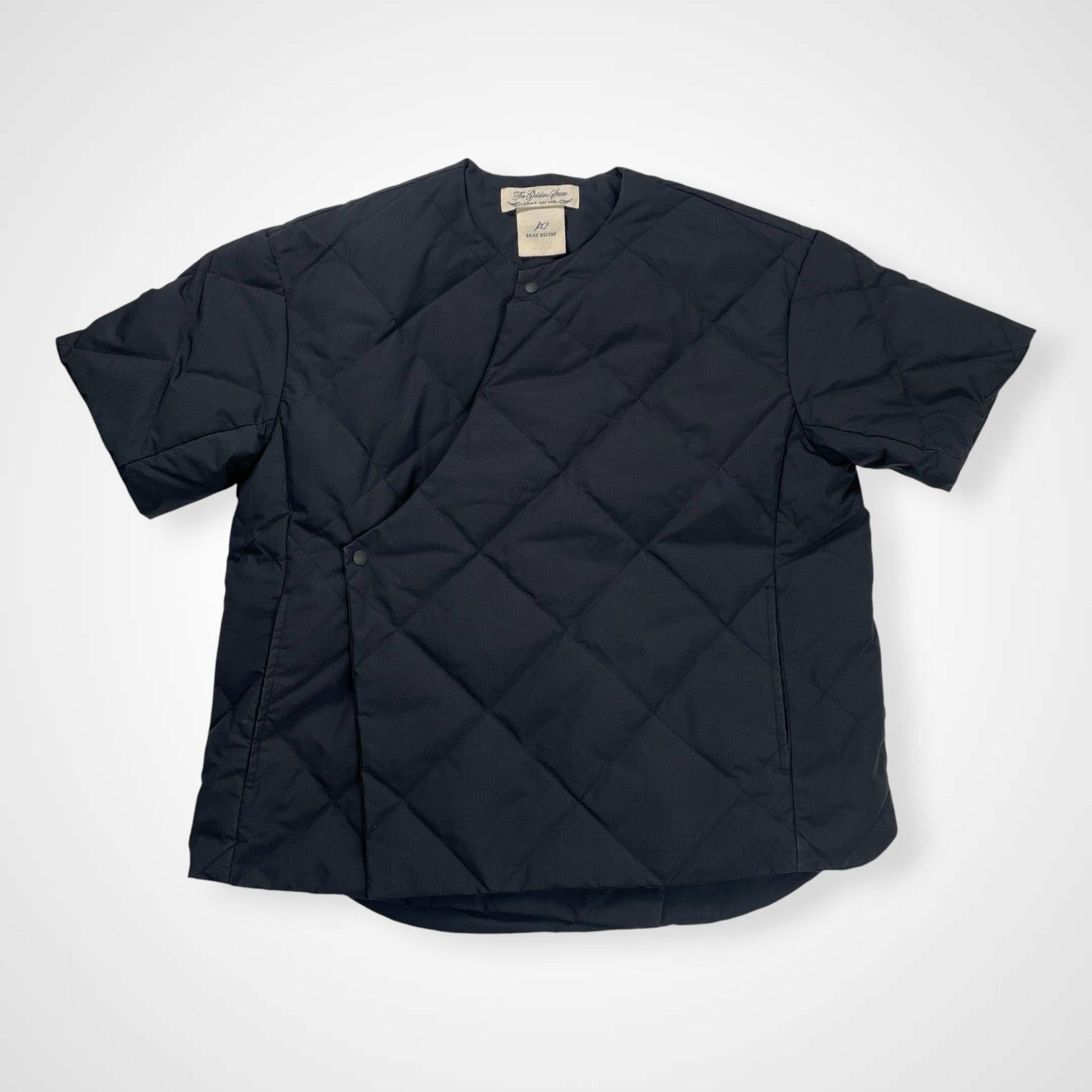 REMI RELIEF レミ レリーフ ハーフスリーブダウン WRAP DOWN ネイビー 参考定価27 000 tax SIZE S