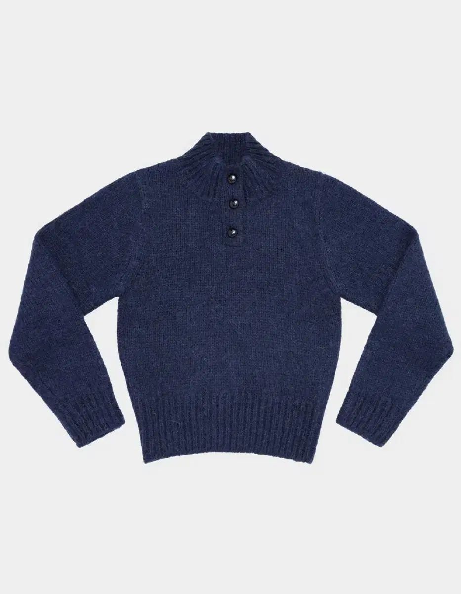 ポニーテイル ソフィ プルオーバー ニット ネイビー