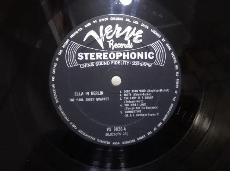 日本 LP Ella Fitzgerald ー 1964 年 早い