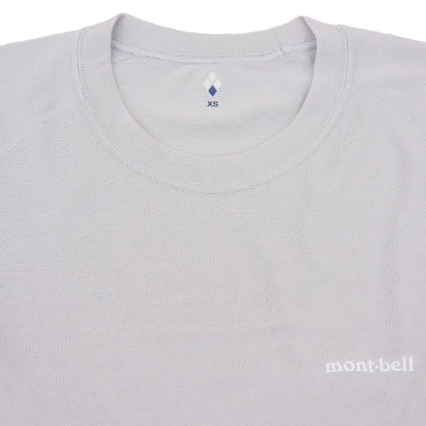  モンベル アンダーウェア メンズ インナー ジオライン L W ラウンドネックシャツ 1107732 ライトグレー LGY S その他 時計