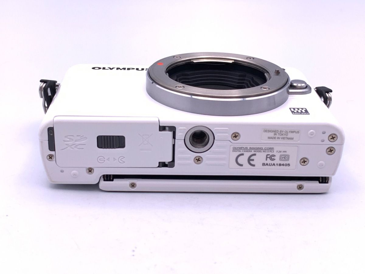 オリンパス ペンライト E-PL3 ミラーレスデジタルカメラ ボディ ホワイト OLYMPUS PEN オリンパス ミラーレス Lite E-PL3 レンズキット ホワイト