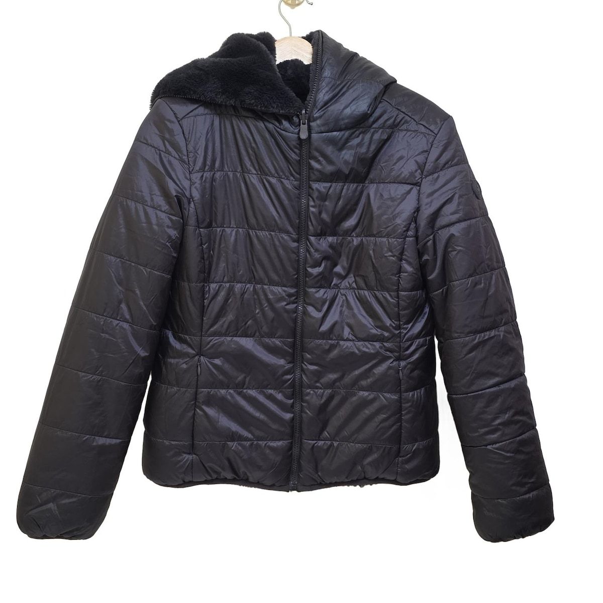 SAVE THE 販売 DUCK ダークブラウン フード付きレディースジャケット