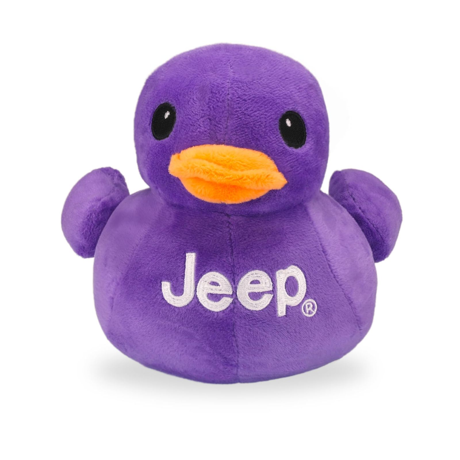 豊富な，限定SALE Jeep テキスト ロゴ ぬいぐるみ アヒルのぬいぐるみ パープル - パーフェクト愛好家 You've been Ducked (パープル) [パープル] [Small] ぬいぐるみ