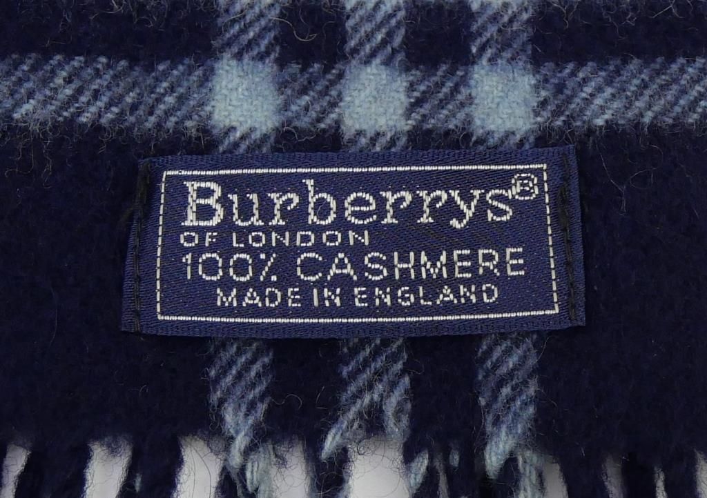 バーバリーズ Burberry's マフラー ヴィンテージチェック柄 ネイビー