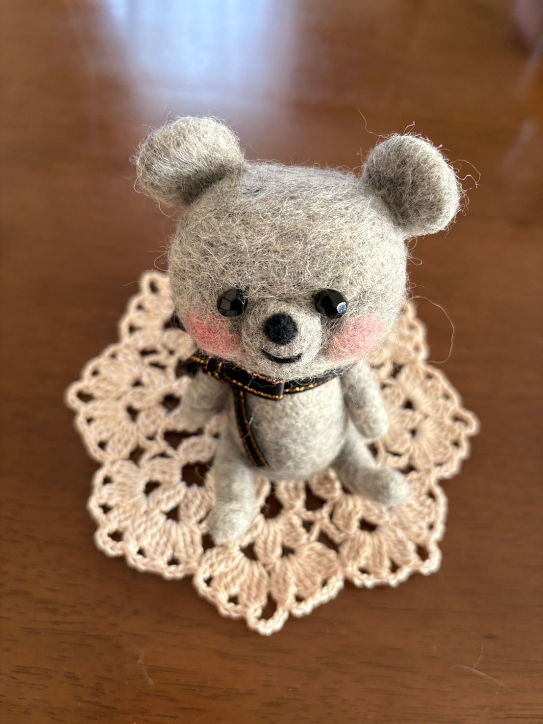 羊毛フェルト ねずみちゃん - メルカリ