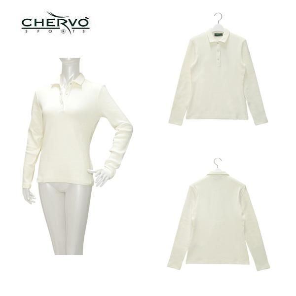 シェルボ CHERVO レディース 秋冬 コーデュロイ調 保温 断熱 ストレッチ長袖シャツ サイズ40 032 27913 ch