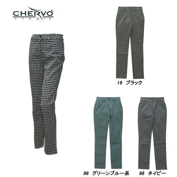 シェルボ CHERVO レディース 秋冬 ストレッチ バッファローチェック柄
