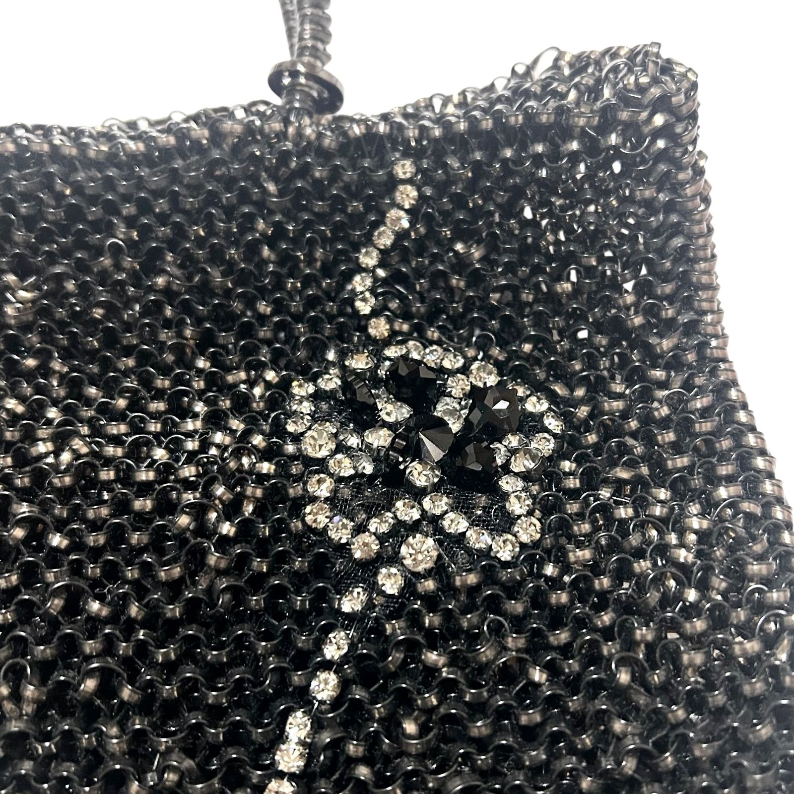 ANTEPRIMA】アンテプリマ ワイヤーハンドバッグ 花柄 ラインストーン