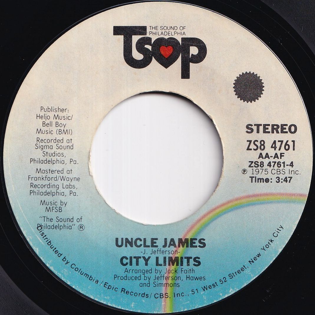 City Limits Love Is Everywhere / Uncle James TSOP US ZS8 4761