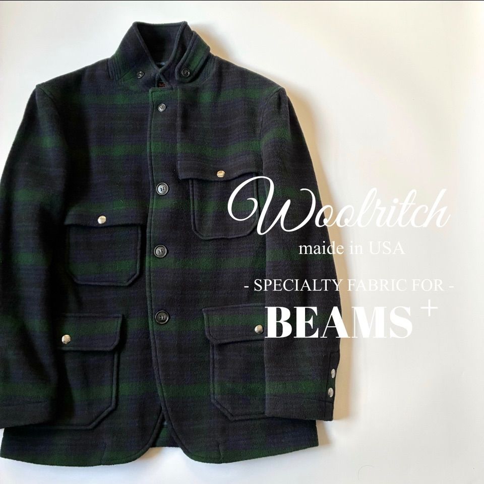 WOOLRICH × BEAMS BIG GAME HUNTING JACKET WOOLRICH / BEAMS PLUS 別注 BIG GAME HUNTING JACKET - メルカリ