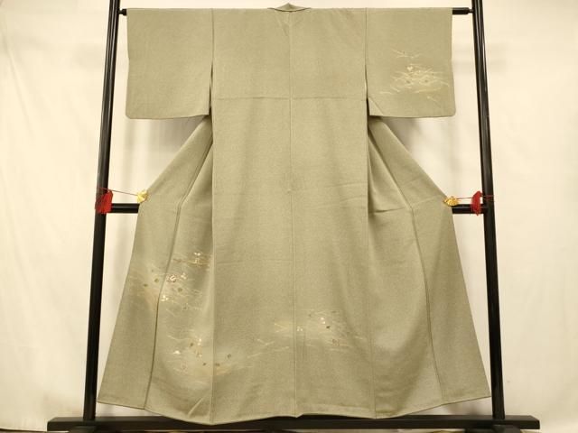 平和屋着物▽訪問着　単衣　手描き　宝尽くし文様　暈し染め　正絹　逸品　AABC4094fy 平和屋着物□訪問着 宝尽くし文様 暈し染め 金彩 正絹 逸品 AABE1058fw