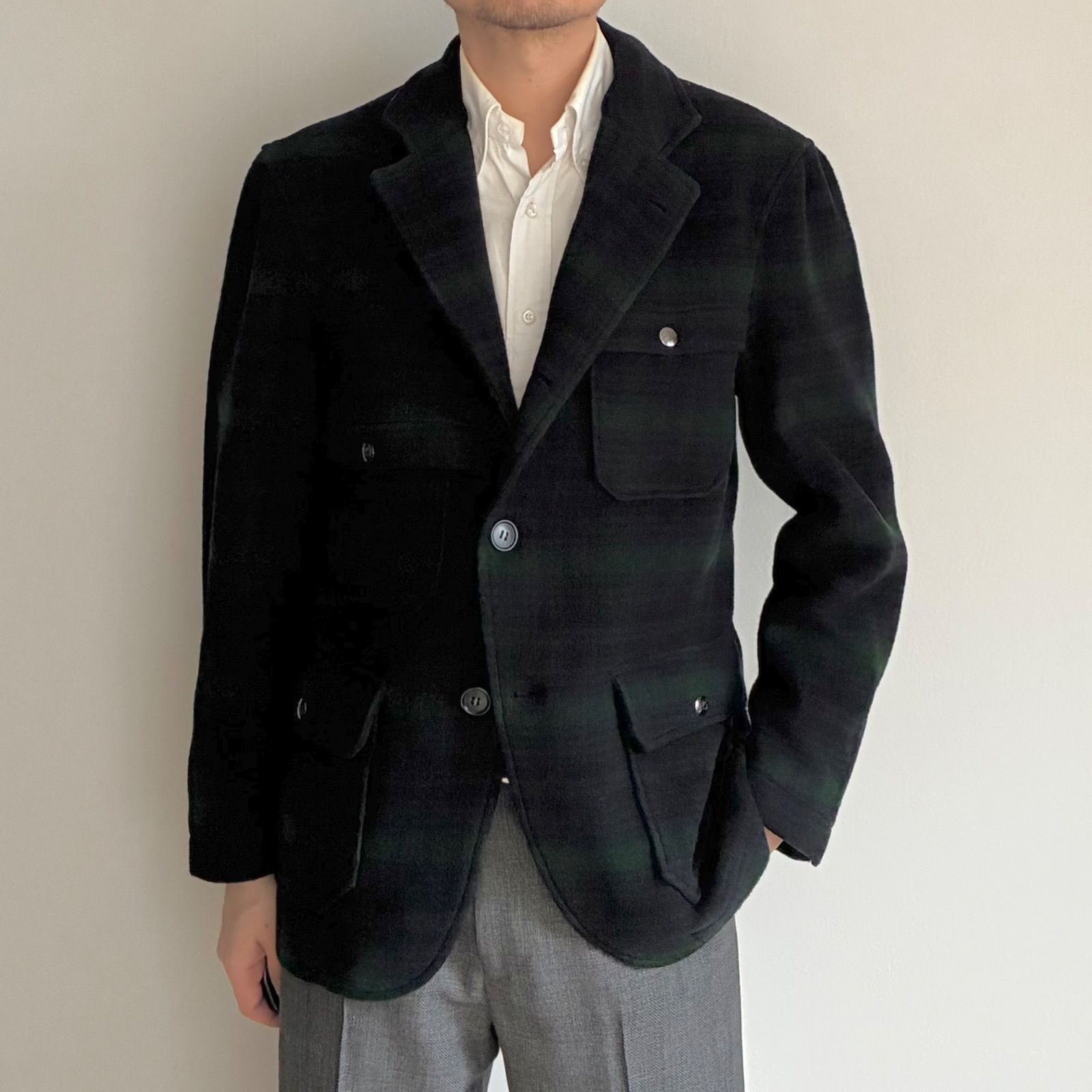 WOOLRICH × BEAMS BIG GAME HUNTING JACKET WOOLRICH / BEAMS PLUS 別注 BIG GAME HUNTING JACKET - メルカリ