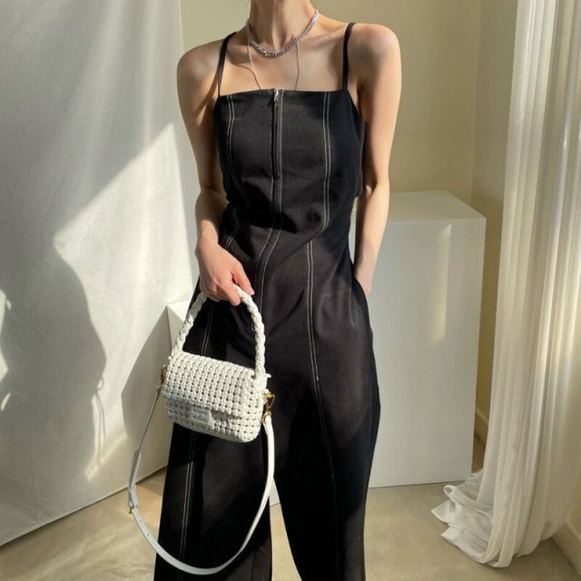 ETRE TOKYO エトレ ベルテッドヘムカーゴパンツ ブラック ETRE TOKYO