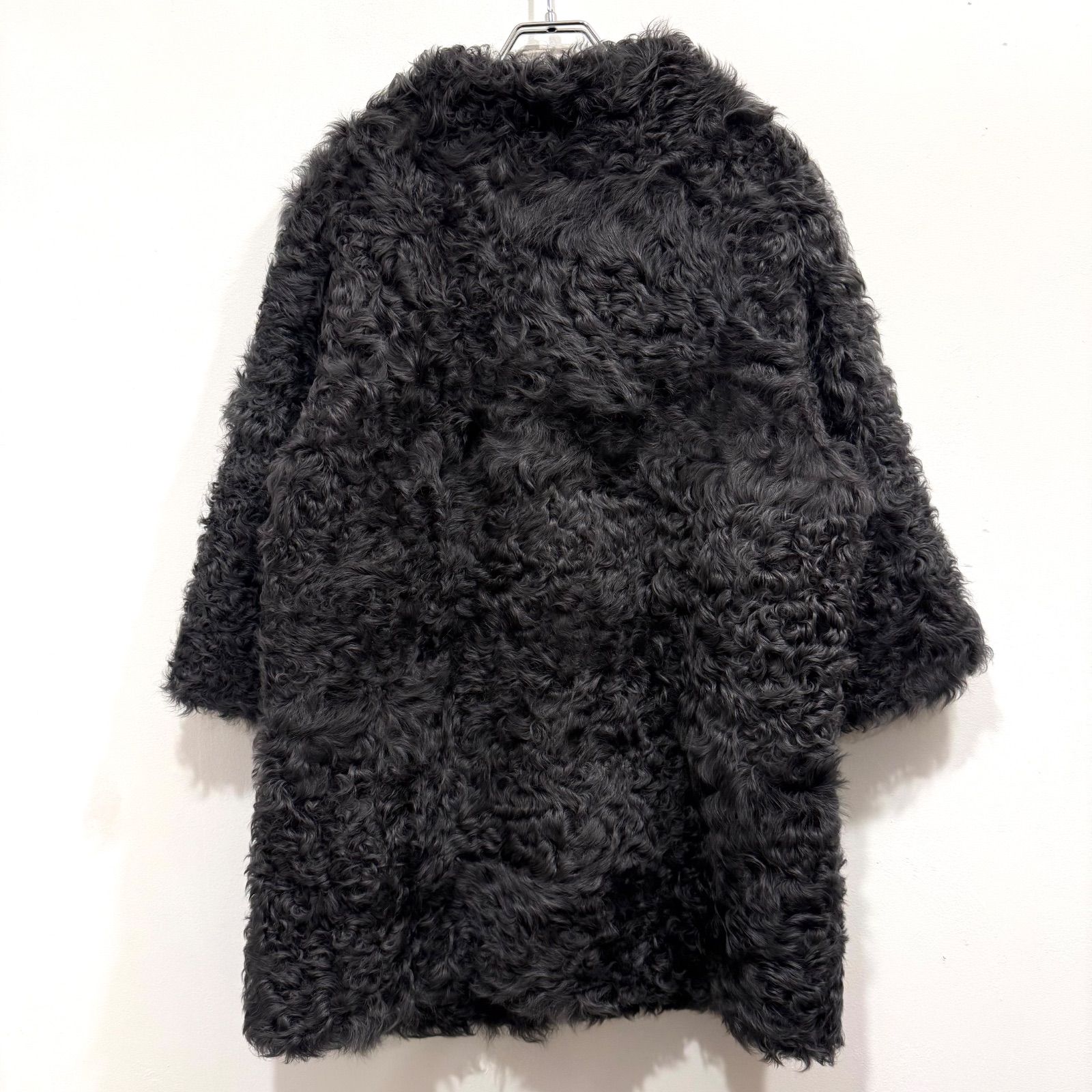 バーニーズニューヨーク カルガンラム ファーコート 毛皮