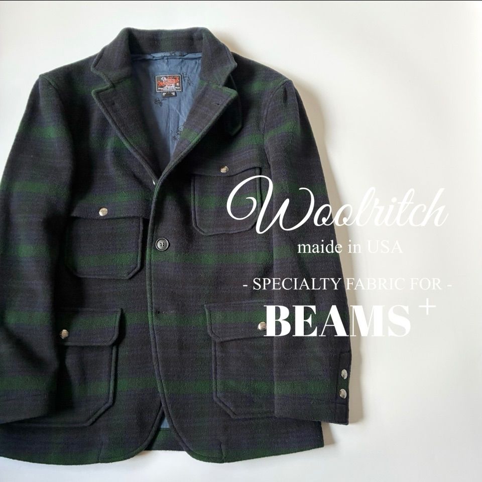 WOOLRICH × BEAMS BIG GAME HUNTING JACKET WOOLRICH / BEAMS PLUS 別注 BIG GAME HUNTING JACKET - メルカリ