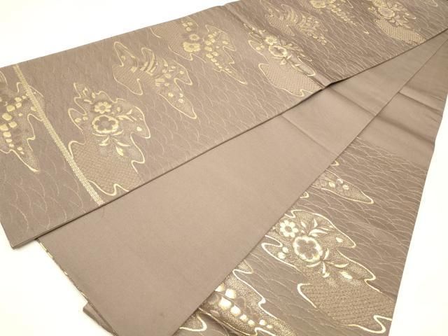 平和屋着物◎六通柄袋帯 辻が花 金糸 正絹 逸品 CABA3752qe - メルカリ