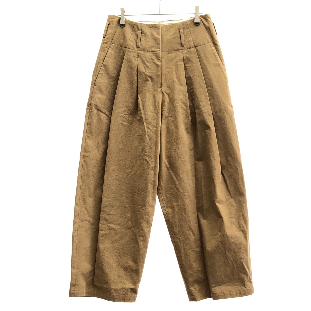 SUPPORT SURFACE サポートサーフェス SAMPLE 2タックワイドパンツ ブラウン