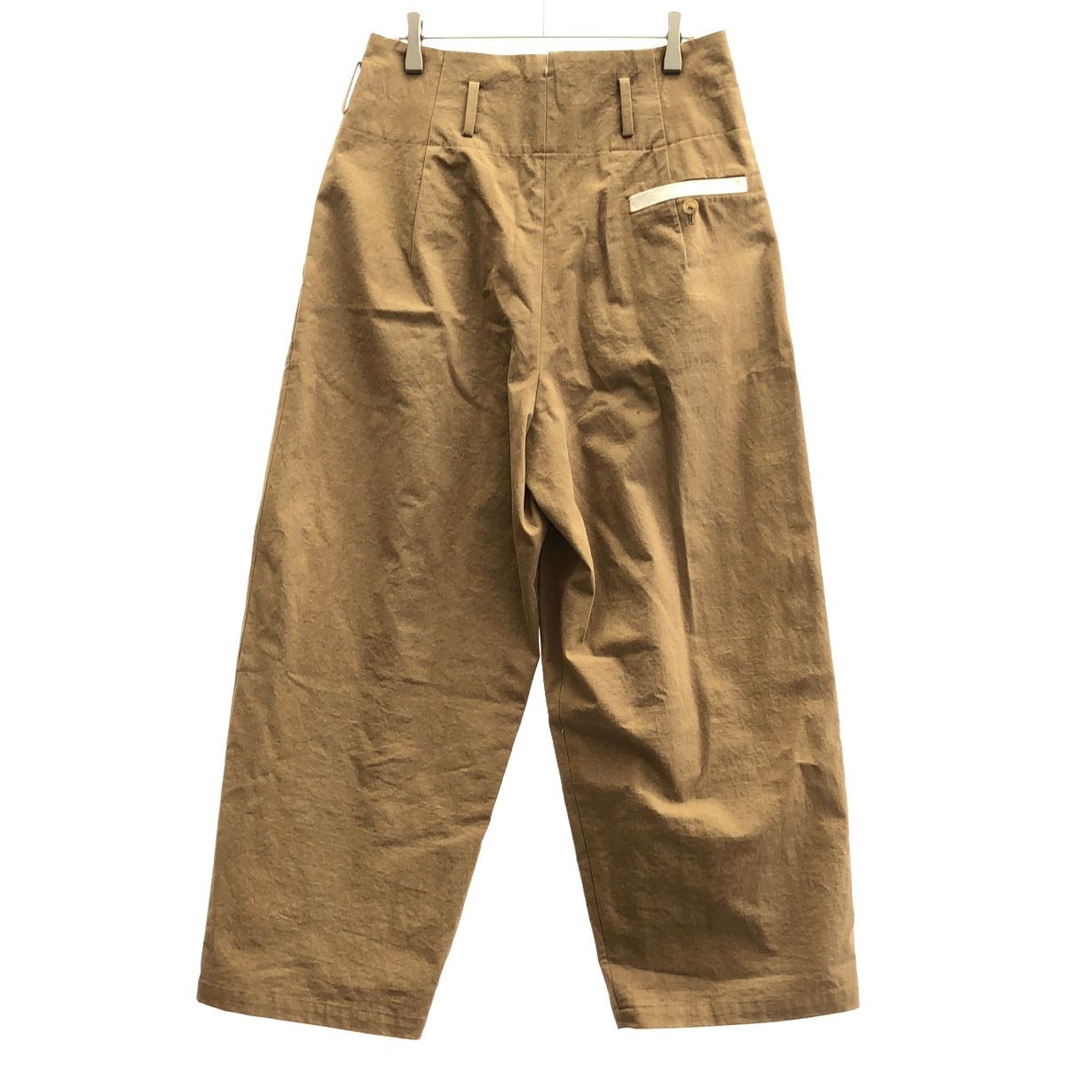 SUPPORT SURFACE サポートサーフェス SAMPLE 2タックワイドパンツ ブラウン