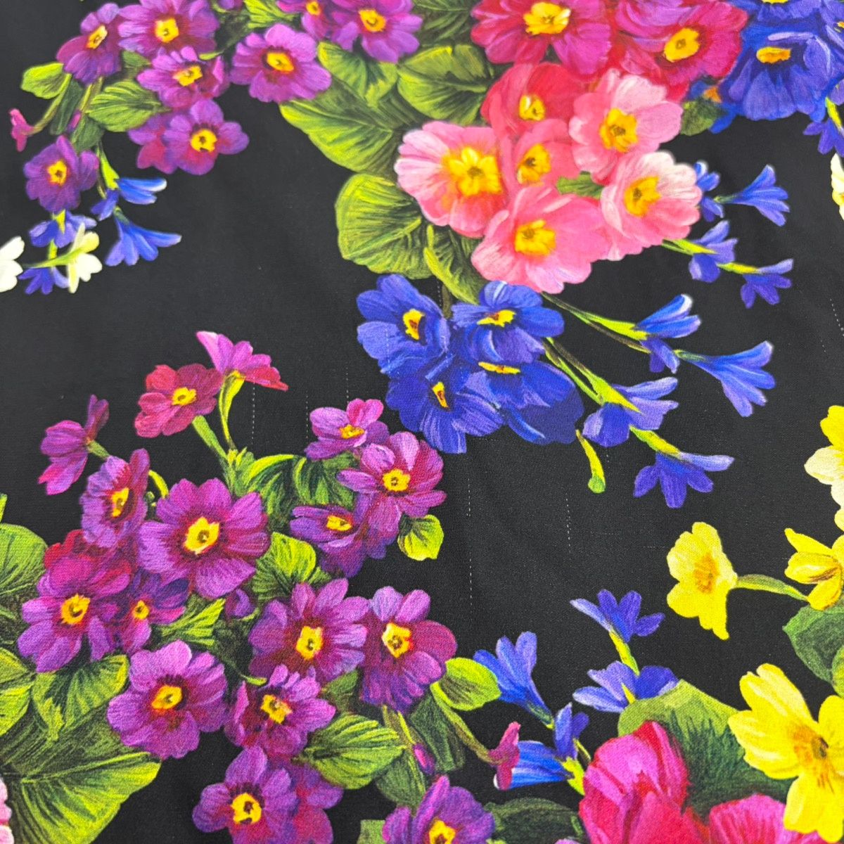 DOLCE&GABBANA ドルチェ＆ガッバーナ フラワーシルクスカート F4A1FT