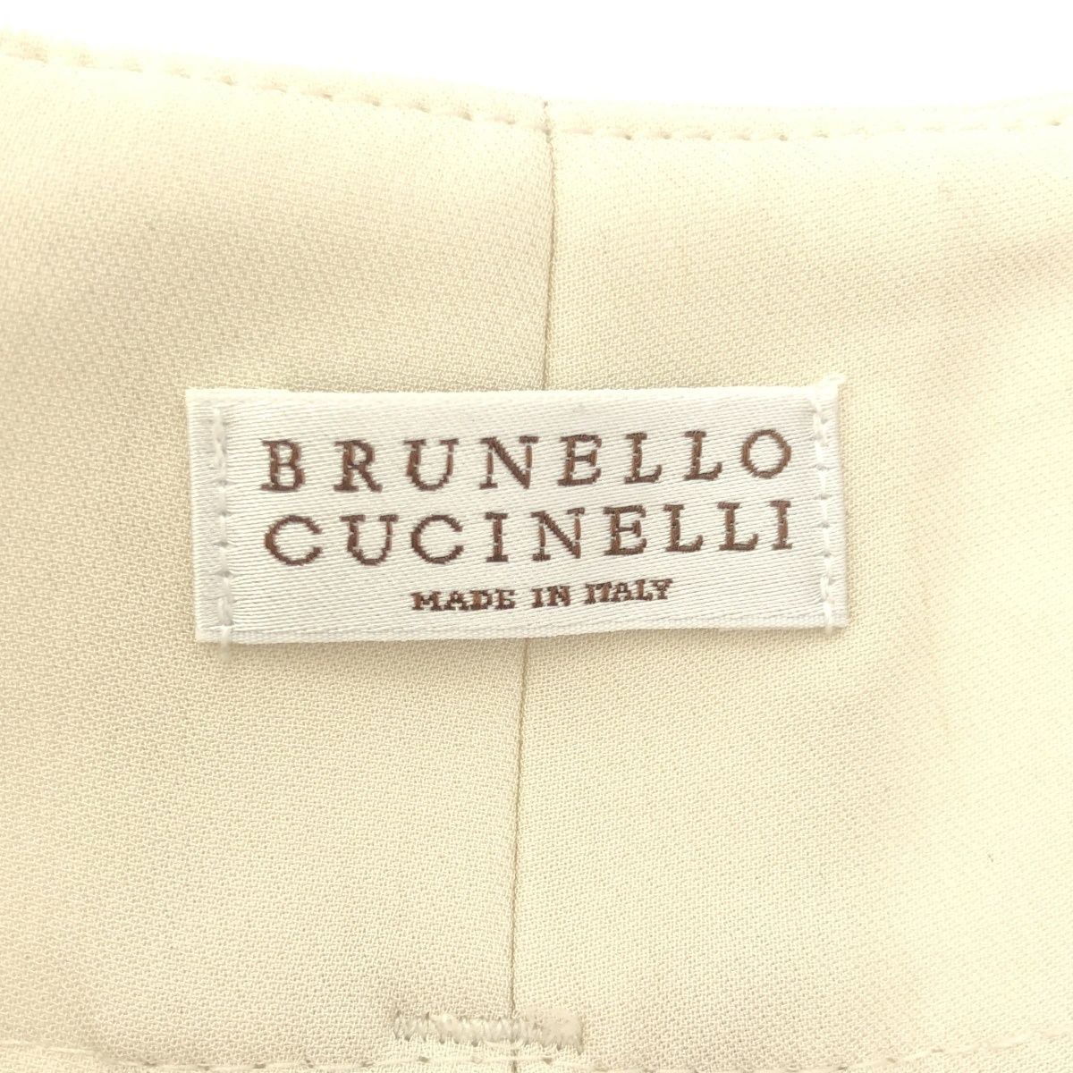 ブルネロクチネリ ベルテッドレーヨンワイドパンツ