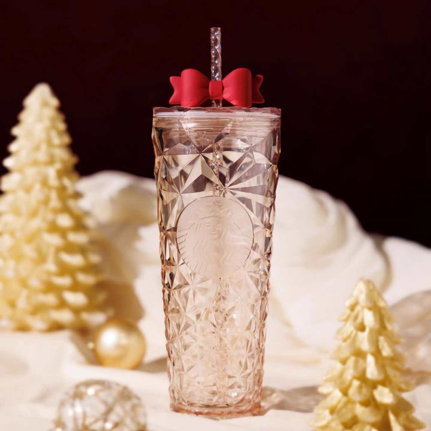 スターバックス ホリデー2025 コールドカップタンブラーリボン 710ml