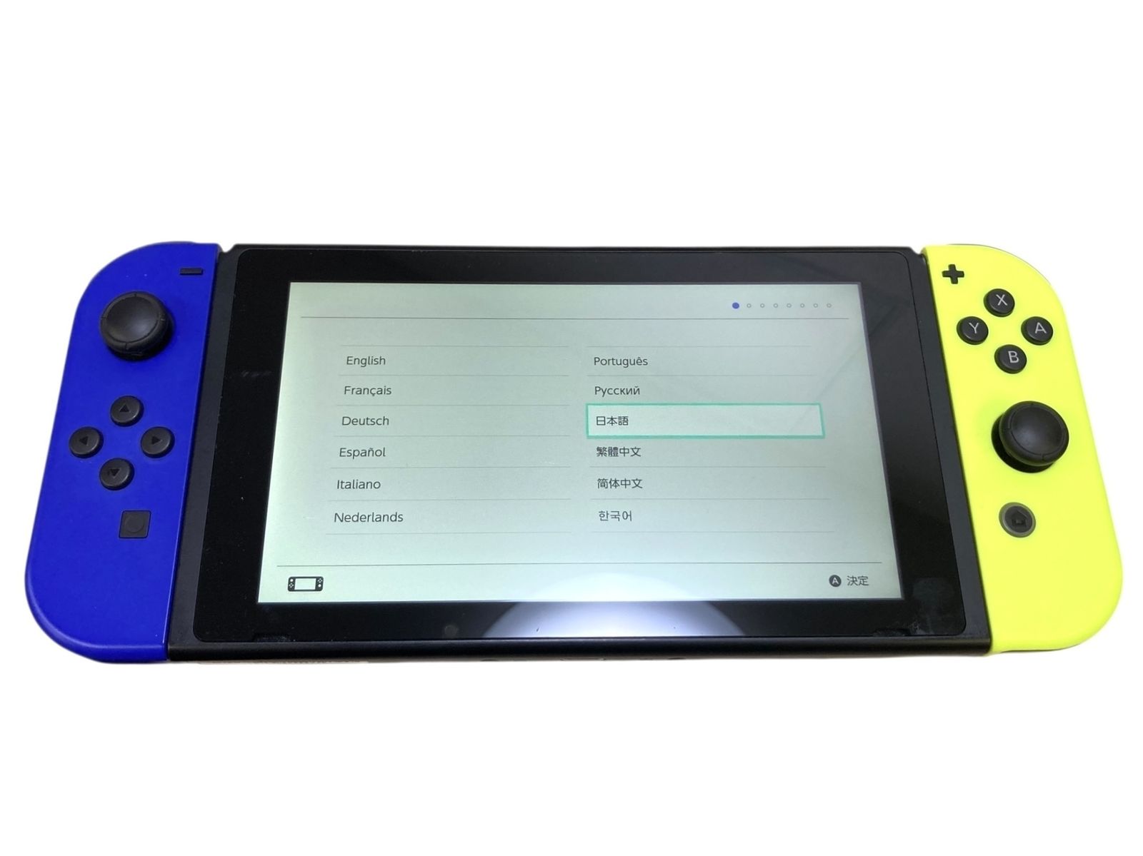 □◎Nintendo Switch 本体 HAC-001 Joy-Con ネオンブルー ネオン