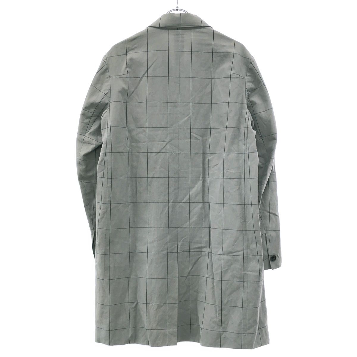 美品☆BELTA BUONO 上質カシミヤ100% ステンカラーコート グレーL 