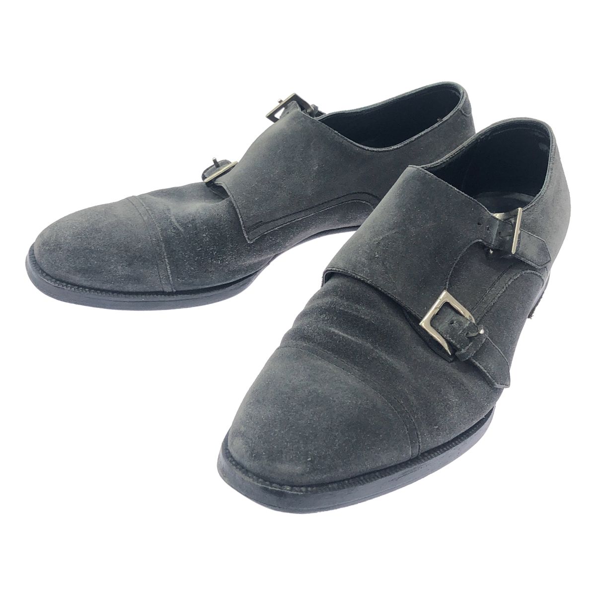 エンツォボナフェ ENZO BONAFE スエード ダブルモンク 8 エンツォ