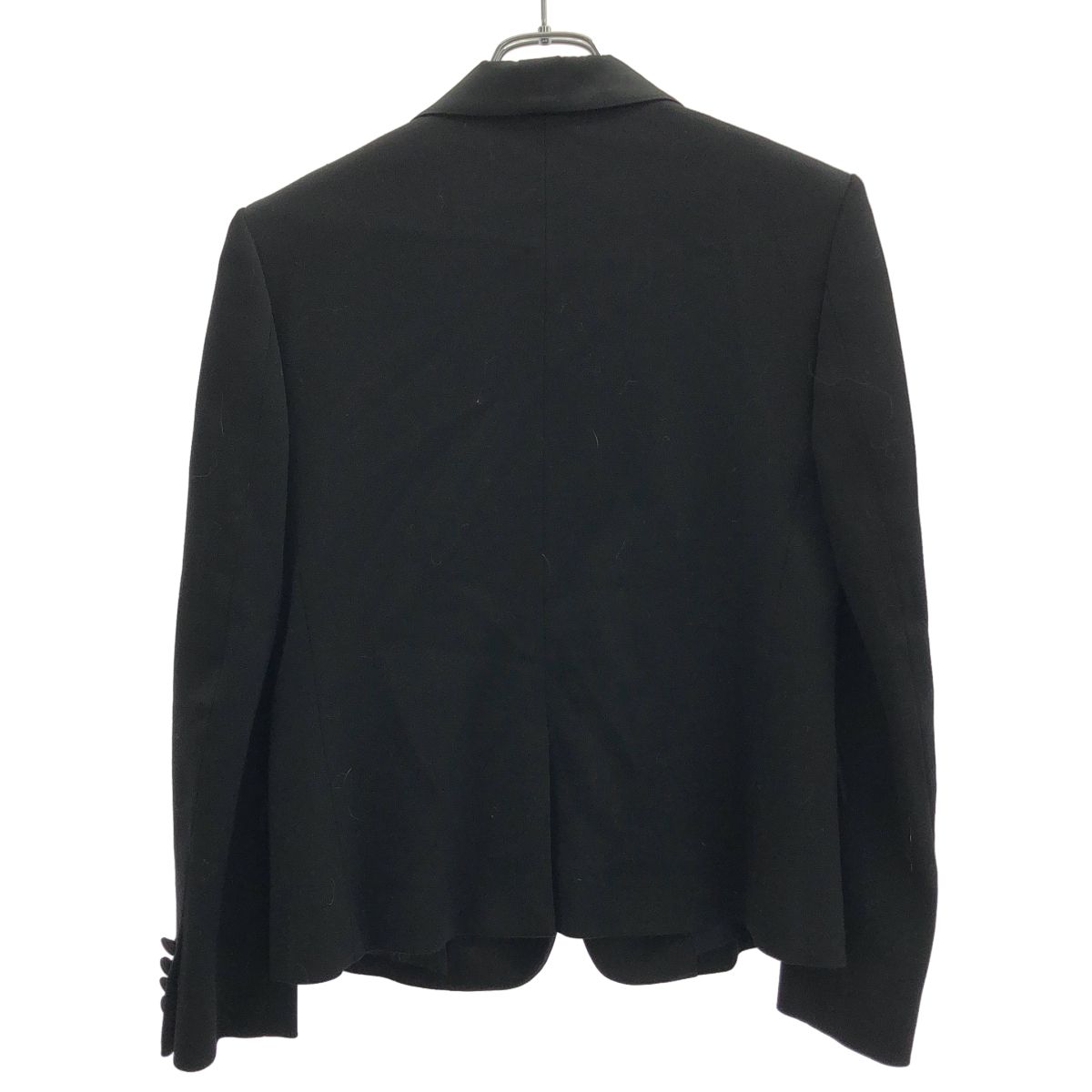 L UNE リュンヌ サテンラペル ショール タキシードジャケット ブラック