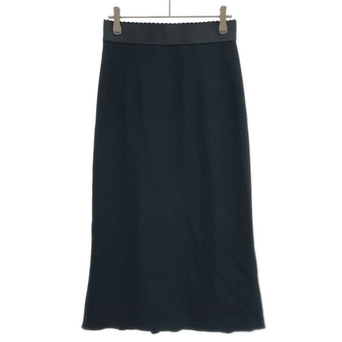 DOLCE GABBANA ドルチェ＆ガッバーナ レーヨンセミフ スカート F 4 A 1 FT ブラック 40