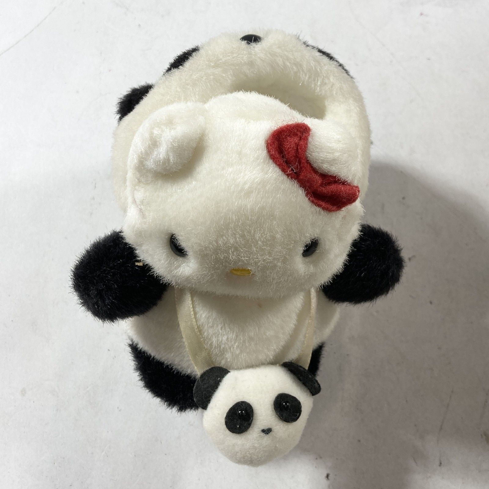 ☆ 希少 レア ハローキティ パンダ 着ぐるみ ぬいぐるみ ポシェット
