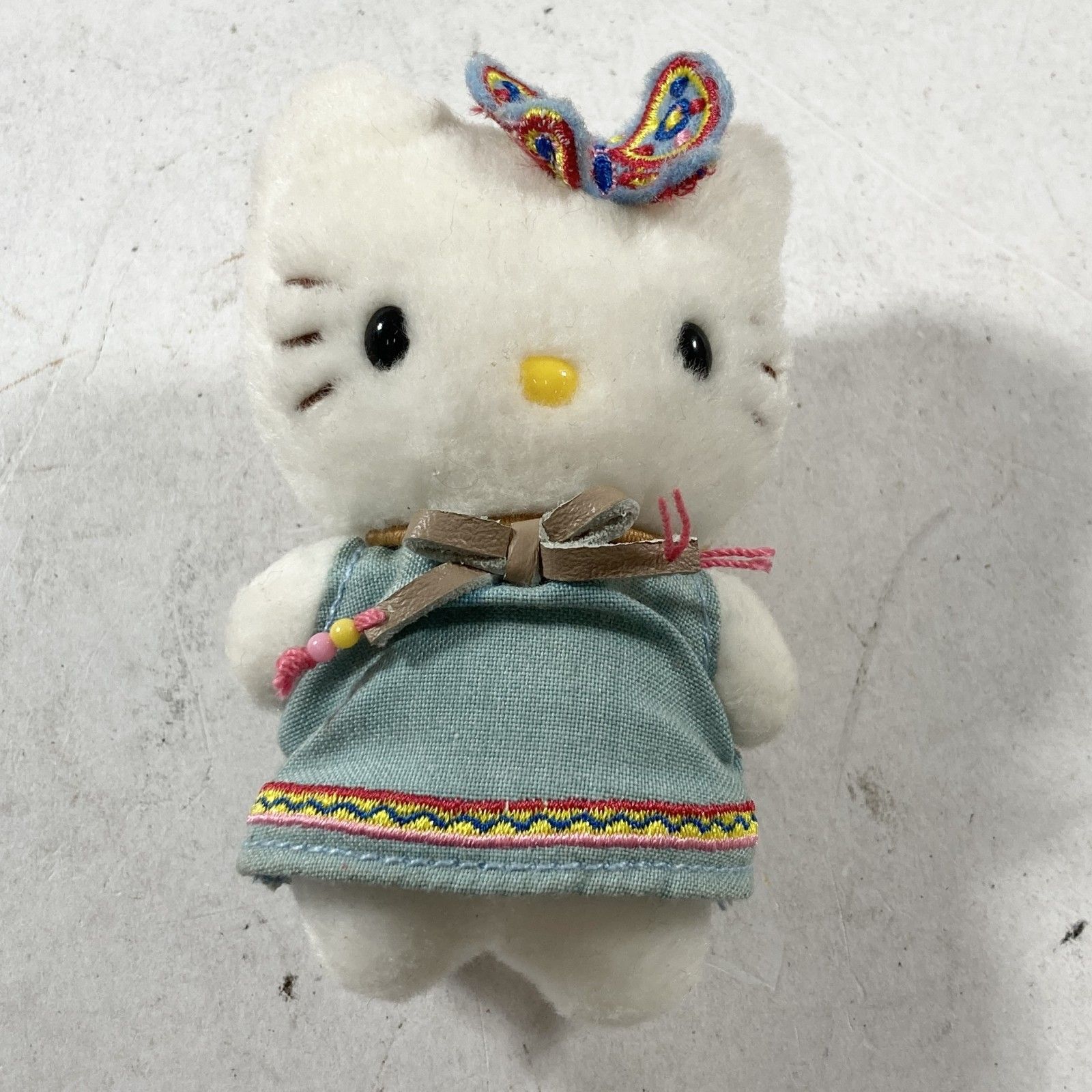 Sanrio バタフライキティ　ぬいぐるみS カウボーイ　ハローキティ ☆ 希少 レア ハローキティ ぬいぐるみ カウボーイ ウエスタン