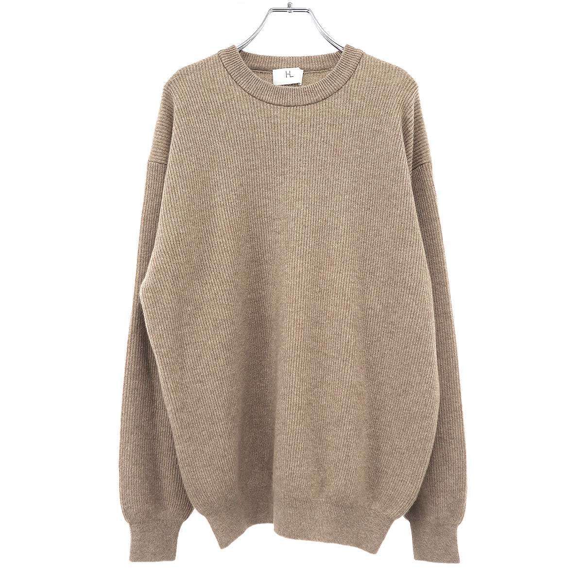 HERILL ヘリル 25 AW G encash Pullover カシミヤニットプルオーバー 25-080-HL-8071-30 ブラウン 2