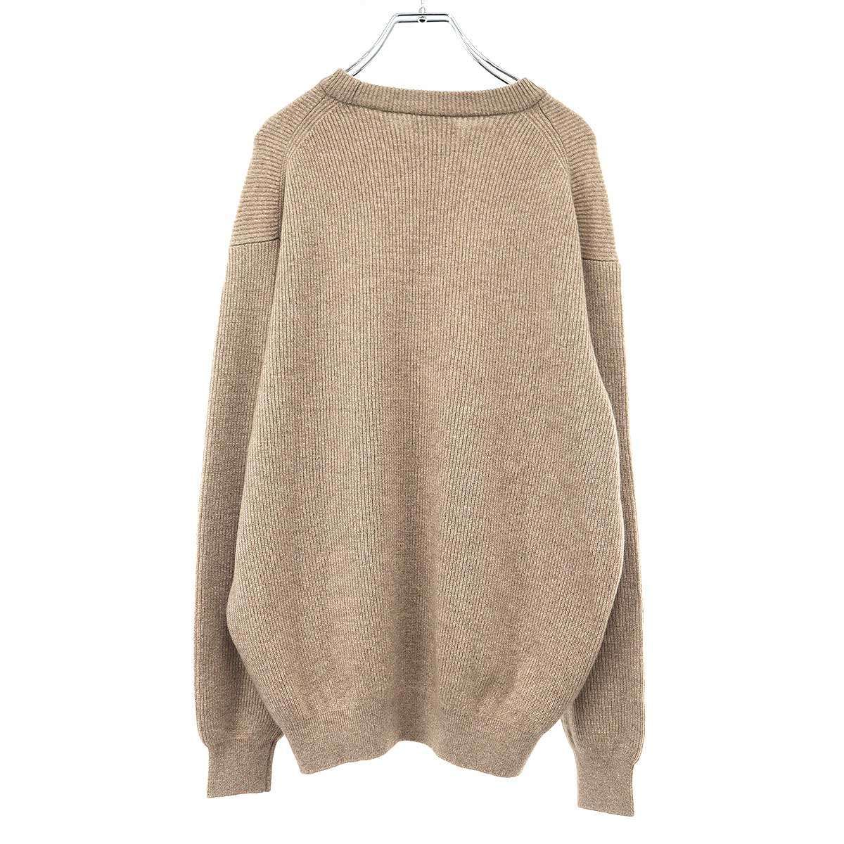 HERILL ヘリル 25 AW G encash Pullover カシミヤニットプルオーバー 25-080-HL-8071-30 ブラウン 2