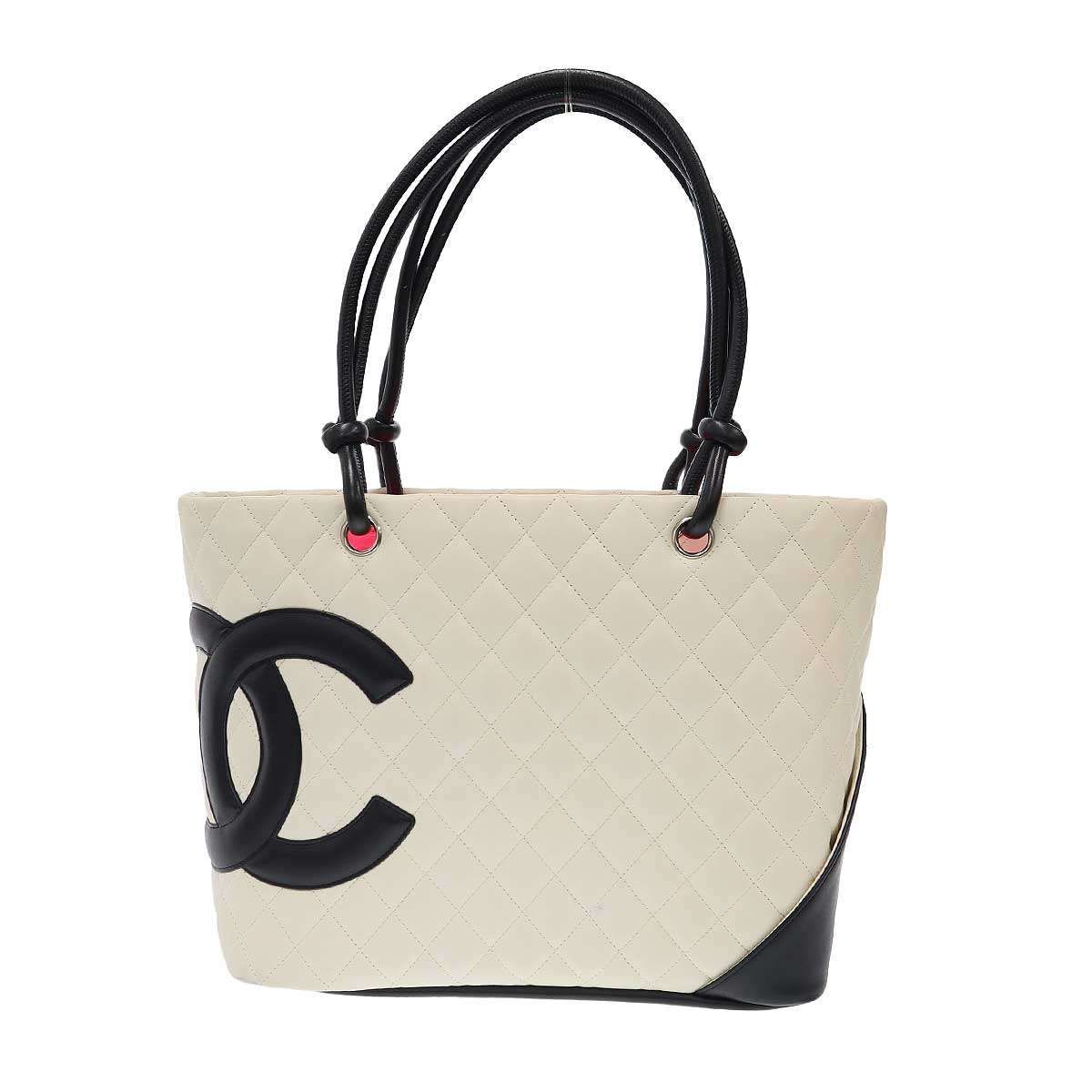 CHANEL シャネル 2004 Cambon Line Large Tote Bag カンボンライン
