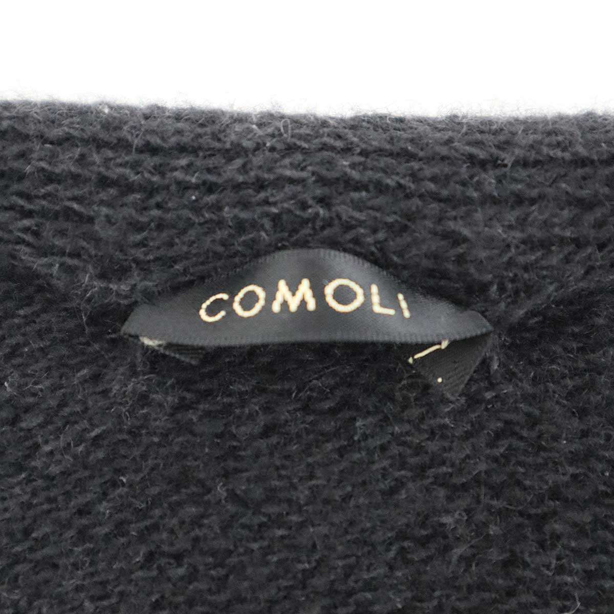 COMOLI 23AW カシミヤ製品染 カーディガン サイズ3 コモリ COMOLI カシミヤ製品染 カーディガン