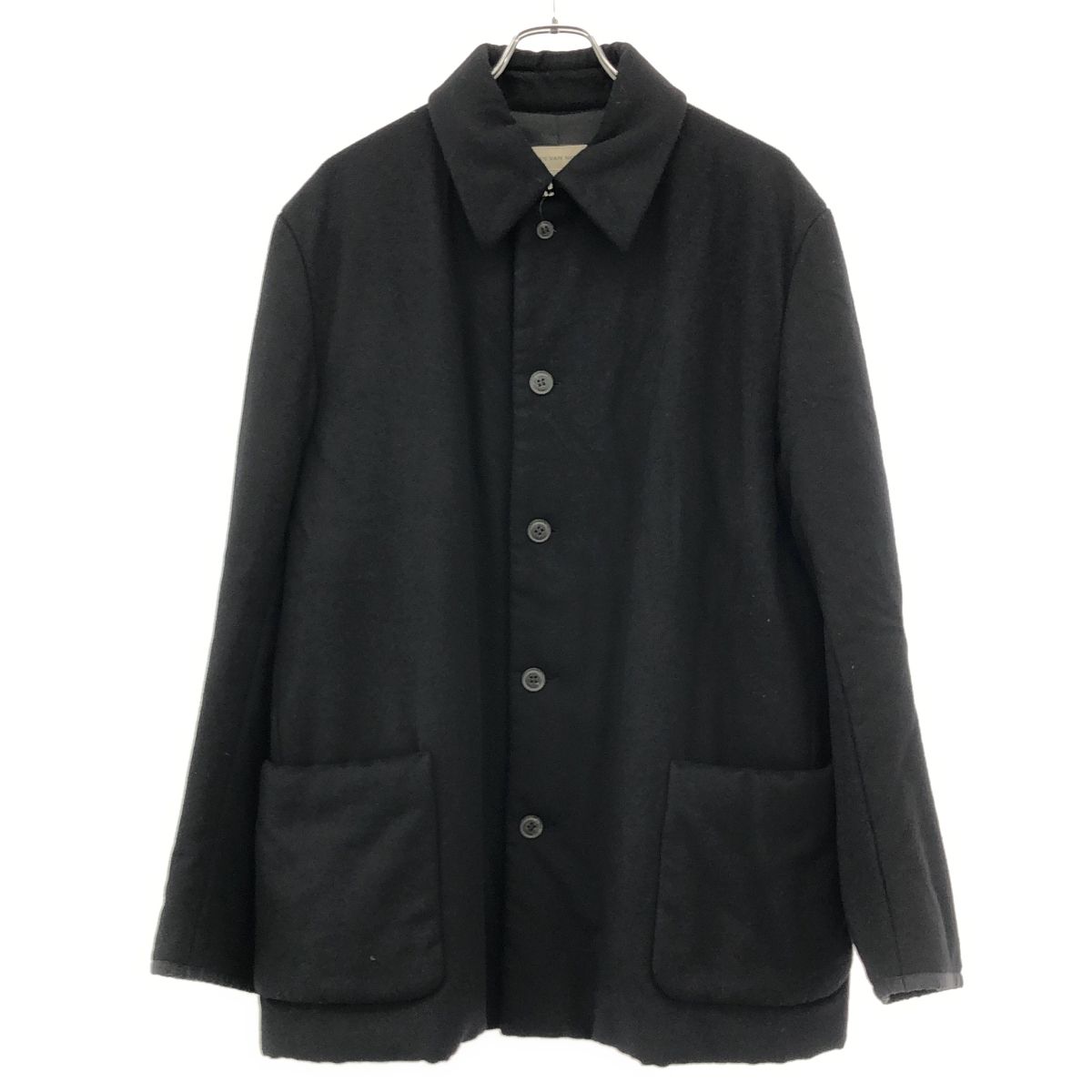 DRIES VAN NOTEN ドリスヴァンノッテン 中綿ウールコート ブラック 50