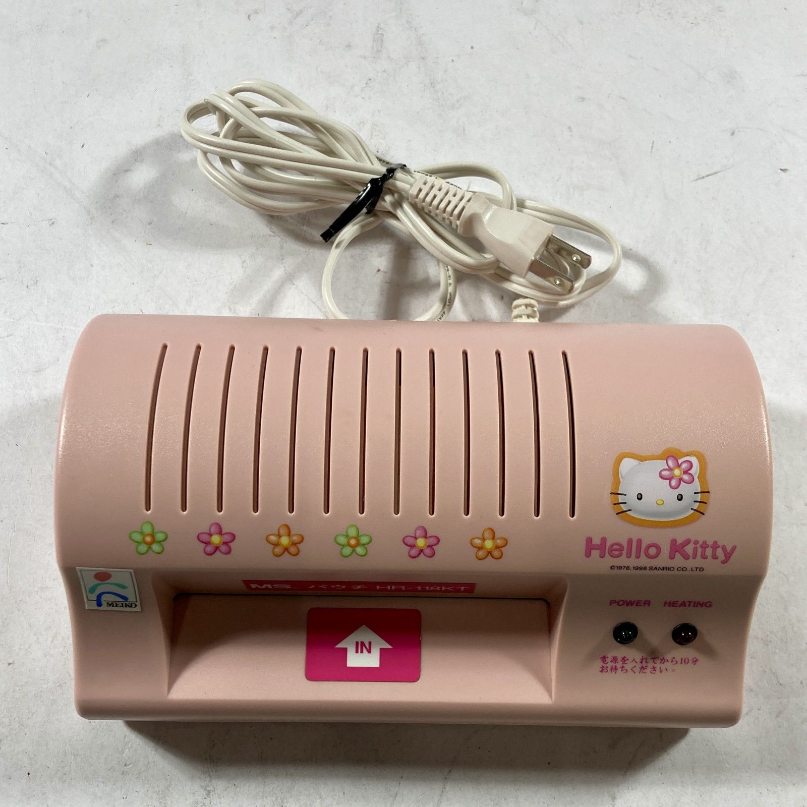 ☆ 希少 レア Hello Kitty ハローキティ ラミネーター MSパウチ HR-118