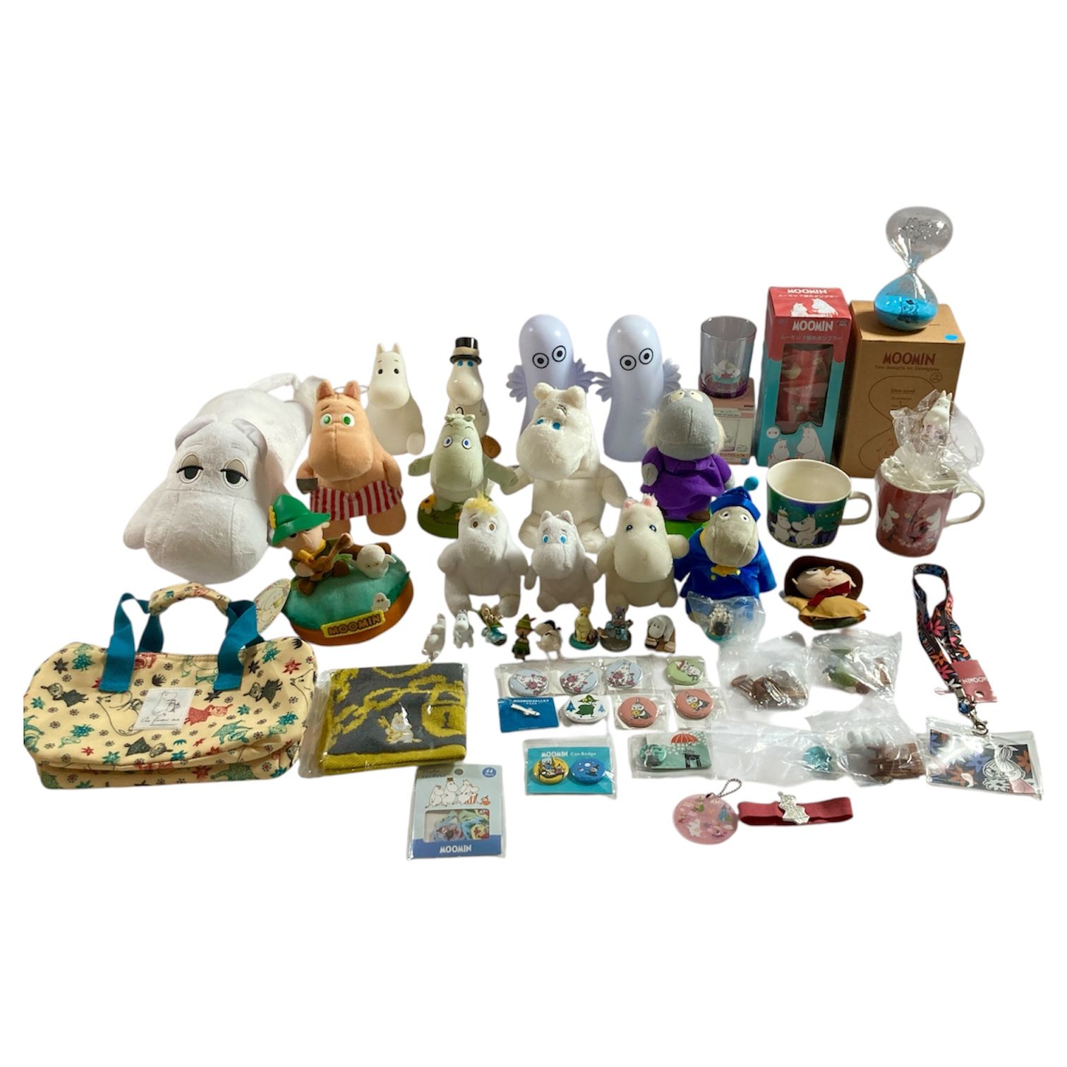 ムーミン　グッズ　まとめ売り ☆ MOOMIN ムーミン グッズ 49点 まとめ商品 ランチバッグ、ぬいぐるみ