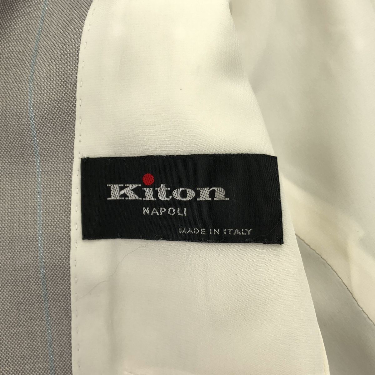 キートン ウールシルクストライプセットアップスーツ