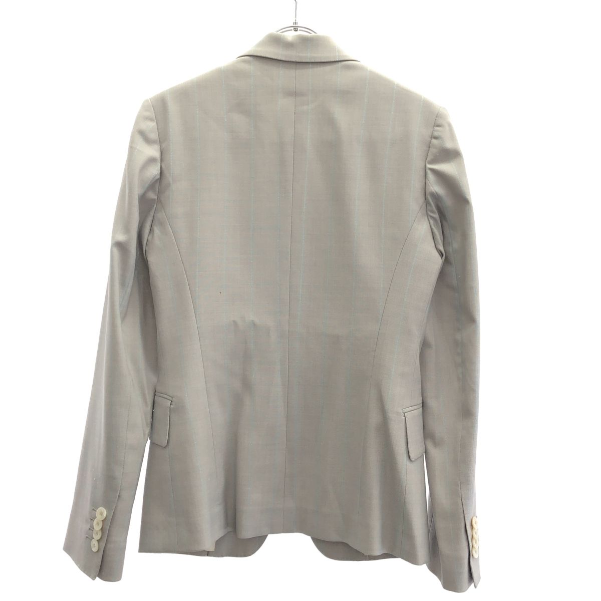 Kiton キートン ウールシルクストライプセットアップスーツ ライト