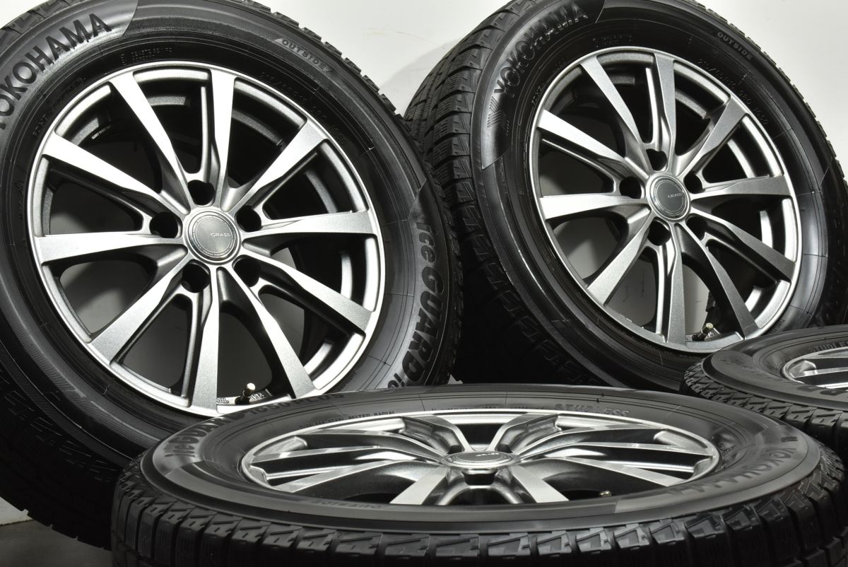 トヨタ車 設計 GRASS 16 in 6 5 J 38 PCD 114 3 ヨコハマ アイスガード iG 50 215 65 R アルファード ヴェルファイア カローラクロス