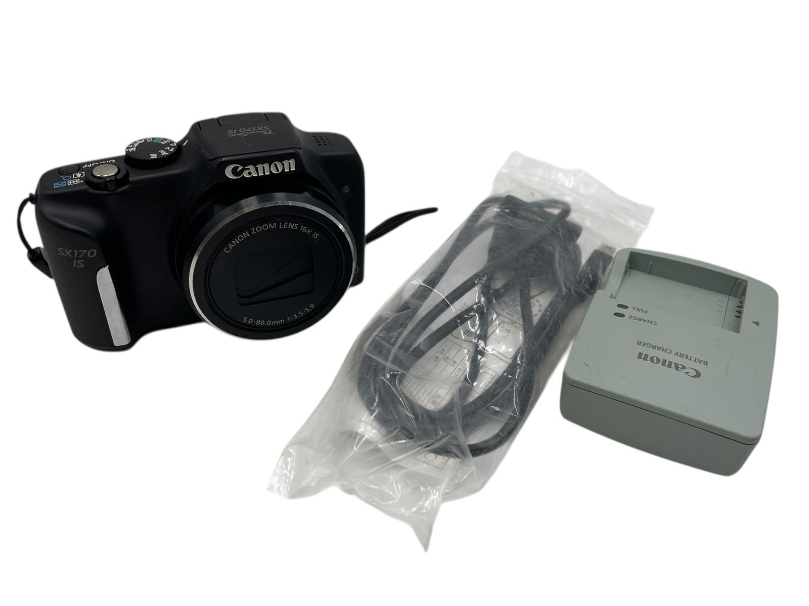 □Canon PowerShot SX170 IS コンパクトデジタルカメラ 本体 画面左