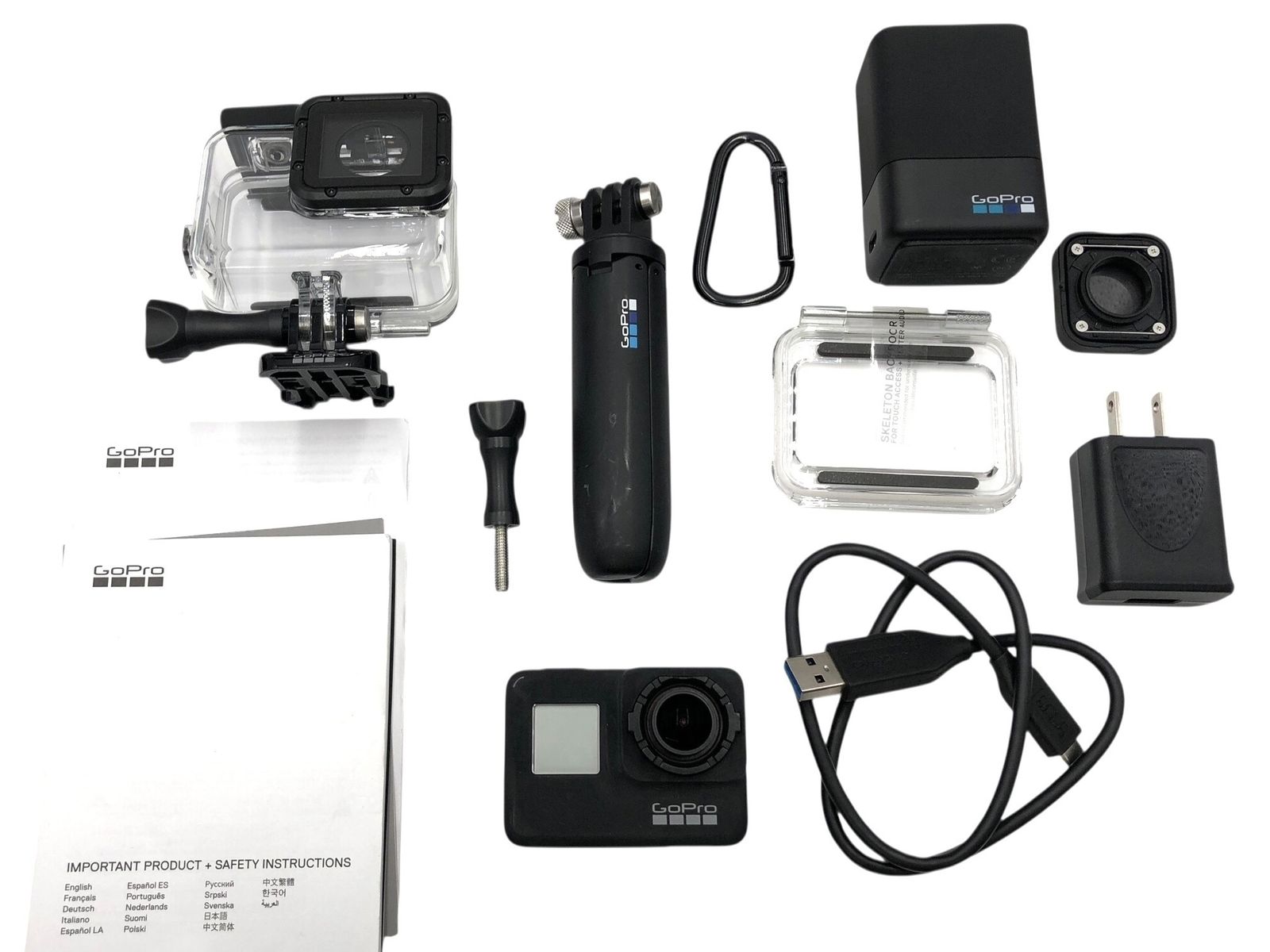 GoPro HERO 7 Black アクションカメラ 本体 バッテリー バッテリー充電器 取扱説明書付