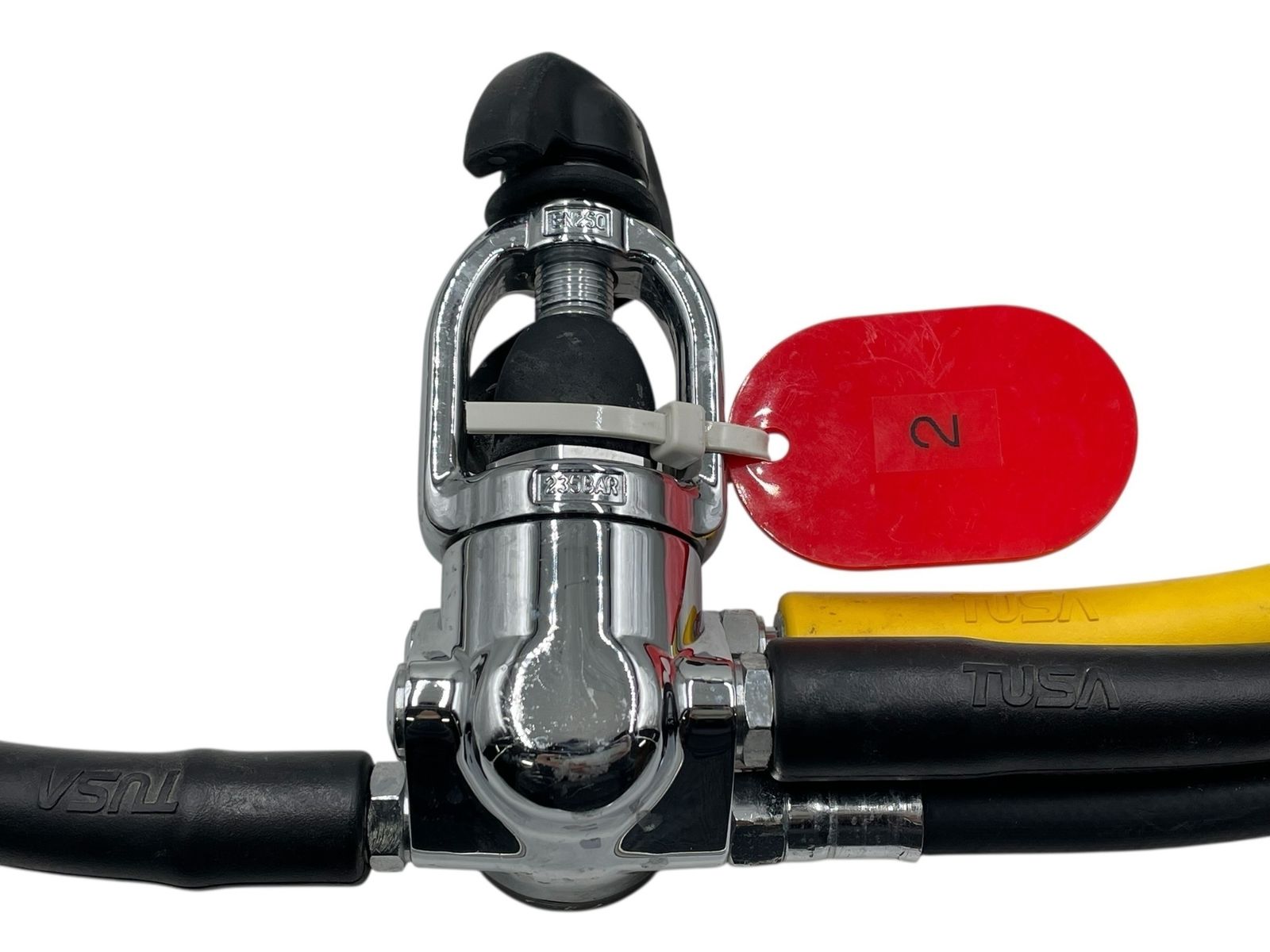 □TUSA レギュレーター セット 残圧計 コンパス ゲージ付き EN250 使用