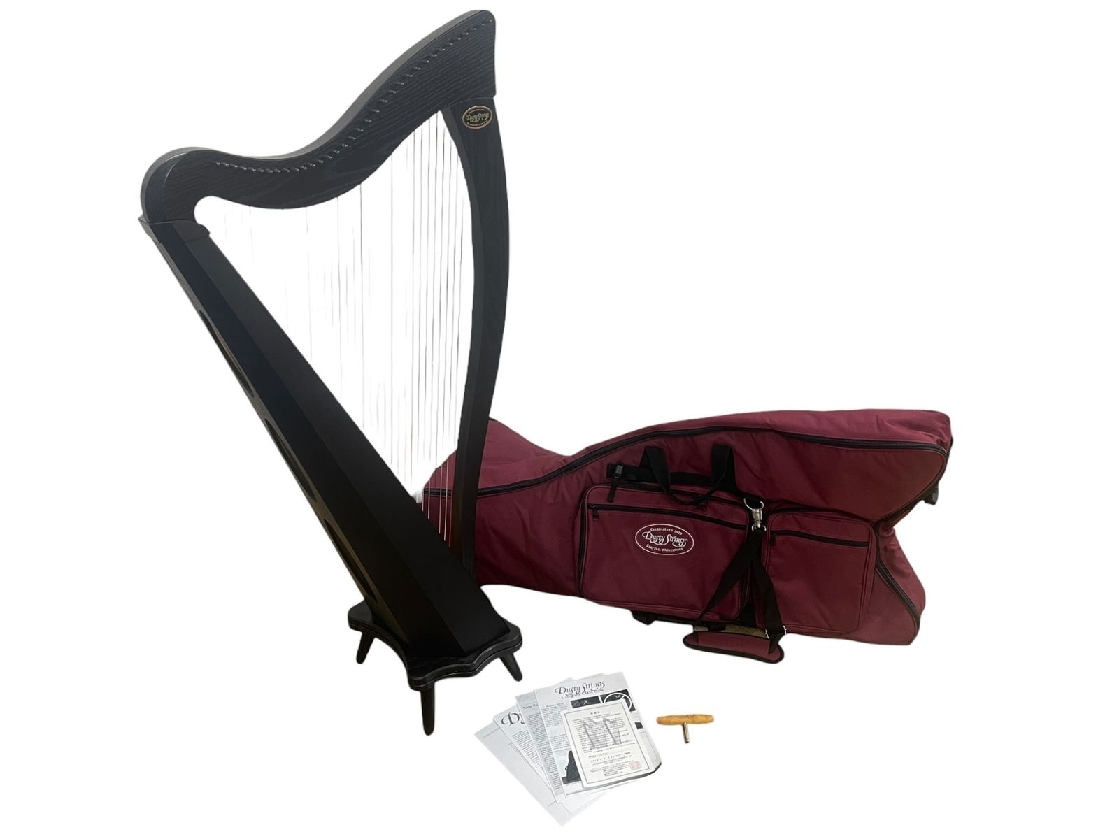 Dusty Strings Ravenna 34 レバーハープ 本体 ソフトケース付 脚4本付属