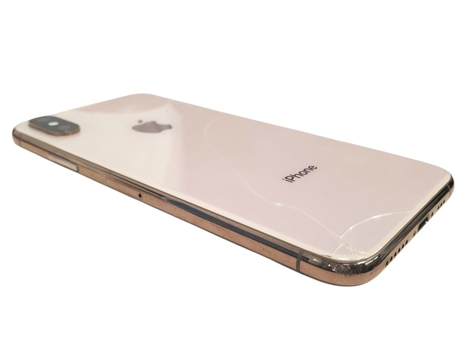 □iPhone Xs 256GB SIMフリー 本体のみ 背面ガラス割れあり バッテリー