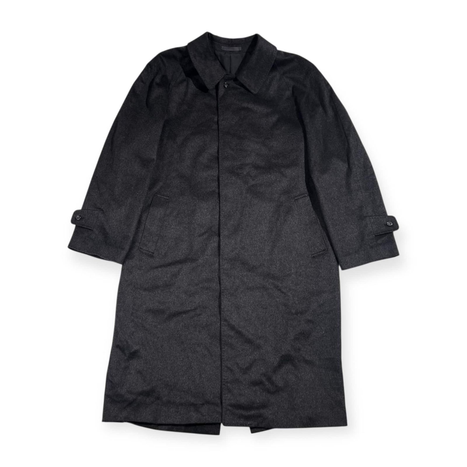 カシミヤ CARLO LEGATINI カルロ レガティーニ ステン コート LL ダークグレー メンズ