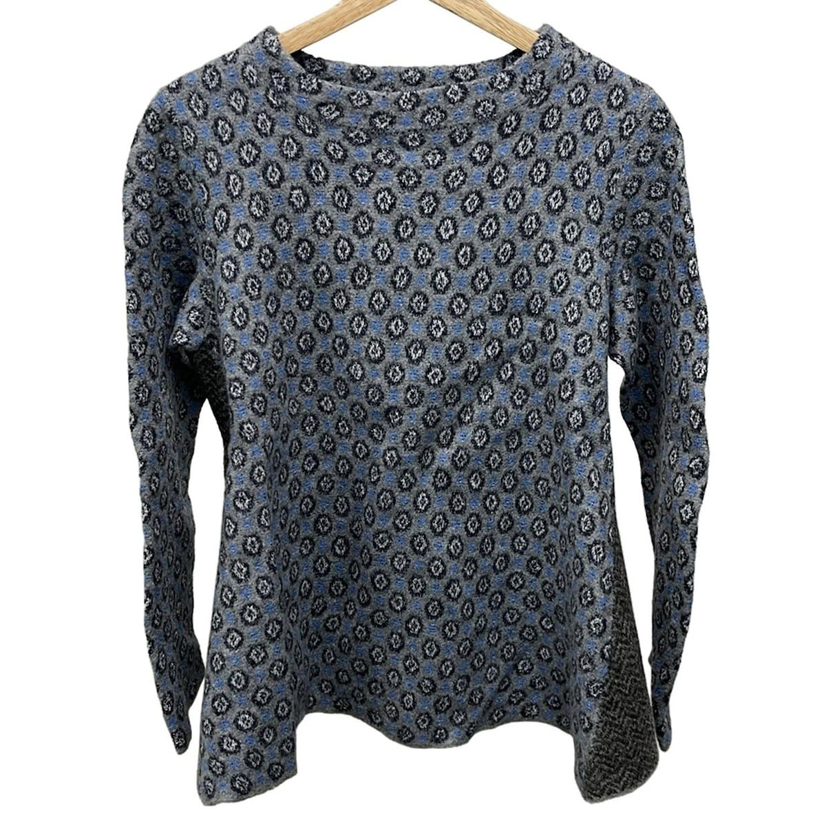 45 R フォーティーファイブ アール 長袖セーター サイズ0 XS レディース - グレー×ブルー×マルチ